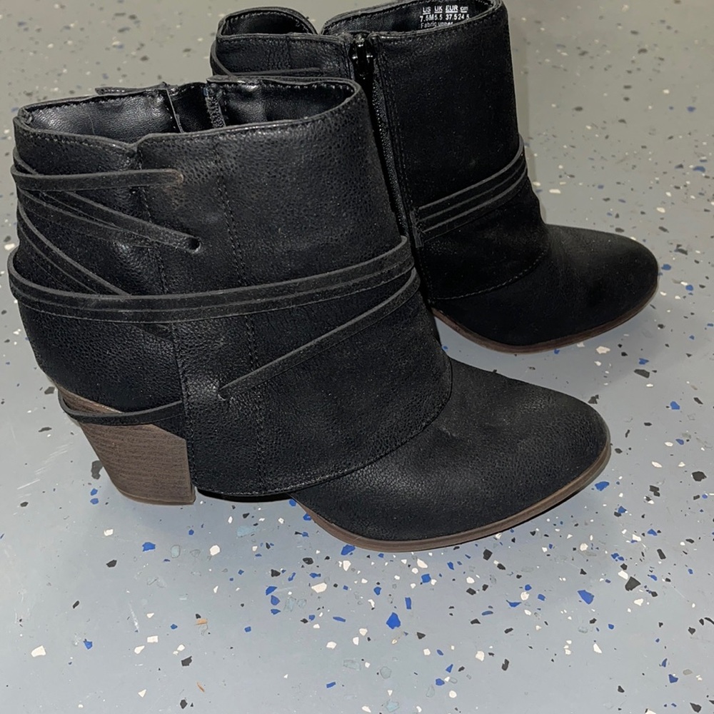 Black booties